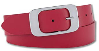 Bernd Götz Damen Gürtel Jeansgürtel Softleder Leder 85cm Rot 401836-57