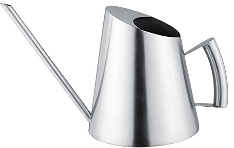 1500ml Edelstahl Gießkanne Gebürstete Edelstahl Modernen Stil Gießkanne für Pflanzen Zimmerpflanze Patio Pflanzen