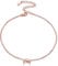 ChicSilver Boho Fußkettchen, 925 Rosegold Mond Fußkette für Damen Frauen, Sommer Strand Fußschmuck für Mama Tochter Freundin