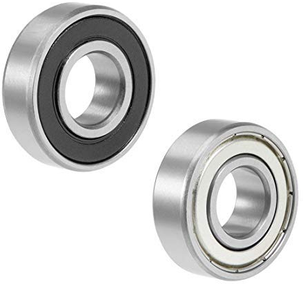 6204ZZ Kugellager, tief, 20 x 47 x 14 mm, Kugellager aus verchromtem Stahl, doppelt geschirmt, 1 Pack