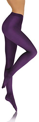Sesto Senso Medias Microfibra Opacas Coloridas Ropa Mujer 40 DEN Violeta 2 Morado
