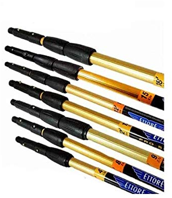 Bayersan Window Cleaning Telescopic Pole Extension Handle Glass Cleaner Poles | Multi-Use Extension Pole (3 x 1.5 = 4.5M)