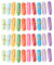 EXCEART 50 pcs Message Bottles Clear Pill Shaped Plastic Message Bottles Lovely Capsule Message Mini Friendship Letter Message Wishing Bottle