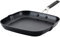 KitchenAid 84808 harteloxierte antihaftbeschichtete quadratische Grillpfanne mit Ausgießern, 29 cm, Onyx-Schwarz