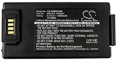 SCESMIA Akku für M-5070-A M-5066-A M-5067-A M-5068-A 861304 110300 9V 4200mAh