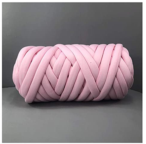 1000g klobige Strickdecke Garn Veganer Zopf Weiche Decke Garnarm Strick Teppich Teppiche Deckengarn (Color : Baby pink)