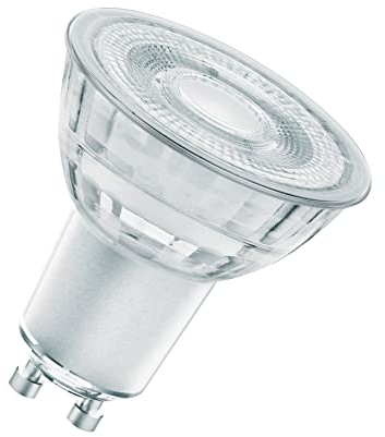 Osram Superstar dimmbare LED-Lampe mit besonders hoher Farbwiedergabe (CRI90) für GU10-Sockel, klares Glas,Warmweiß (2700K), 230 Lumen, Ersatz für herkömmliche 35W-Leuchtmittel, dimmbar, 1-er Pack