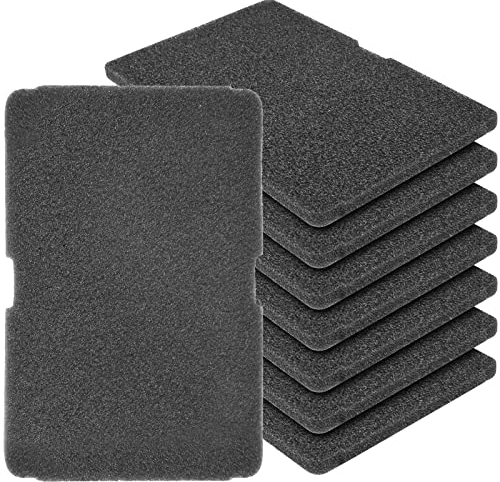 NIXOOT 8 Stück Trockner Filter Ersatzteile für Beko/Grundig/Blomberg/Elektra Bregenz/Arcelk/Mora/Smeg Wärmepumpentrockner, Schwammfilter für Wäschetrockner Zubehörset 240 x 150 x 13mm