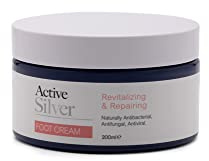 Active Silver Colloidal Silver Magic Foot Cream (200ml) with Aloe Vera and Essential Oils, hydrating and rejuvenating for cracked feet, athlete's foot and foot repair