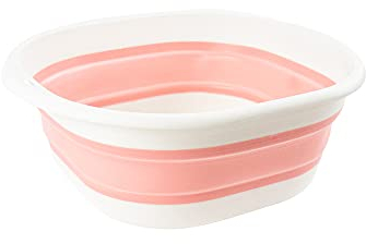 Bargin Shack Square Collapsible Basin Camping Bowls Collapsible Washing Up Bowl Space Saving Portable Kitchen Washing Basin for Camping Caravans Outdoor (30.5x10.5)