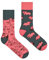 Spox Sox - calcetines coloridos, divertidos y extravagantes - un regalo divertido, 40-43, Piglet