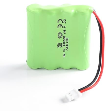PONDWAY Batterie 4,8 V 800 mAh Ni-MH AAA per Fitness Divers Tens Eco 2 XTR2 Urostim2 EMP2 Pro EMP4 Eco+