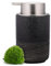 EMPO Dispenser di sapone per le mani in ceramica goffrata, grande capacità da 300 ml, bottiglia per la pulizia del viso e dispenser di sapone liquido, per cucina e bagno, con pompa per mousse e
