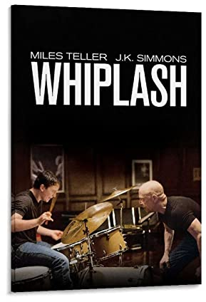 RAAMKA Leinwand Druck Poster Senza Cornice Ispirazioni Whiplash Movien Poster Decorazione Soggiorno Camera da letto Pittura 30x50cm