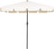 SPRINGOS Parasol de jardin rectangulaire, ecru, 196 x 122 x 220cm