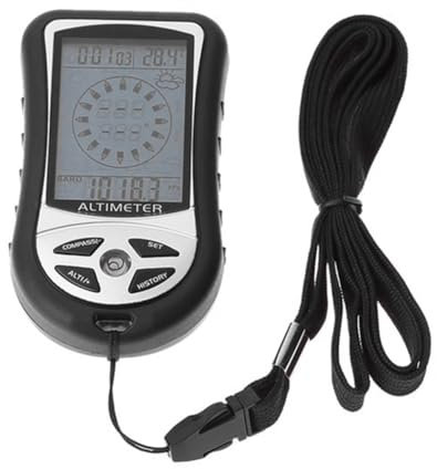 Osmond Höhenmesser, digital, multifunktional, LCD, , Höhenmesser, Schwarz, 1 Stück