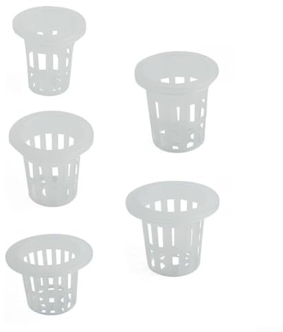 Pflanzkörbe 50 Stück Netzbecher für Wurzelschutz und Wachstumsunterstützung (F)