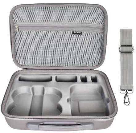 Dokeno Custodia per DJI Neo, Borsa Portaoggetti Portatile per DJI Neo Fly More Combo e Accessori, Borsa Protettiva Portatile in PU con Tracolla per Drone, Telecomando, Batterie e Cavi