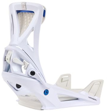 Burton – Fijación de Snowboard Step on Genesis White para hombre, talla M, color blanco