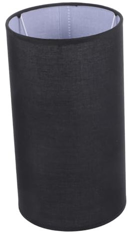 Uonlytech Tischlampenschirm Ersatz-lampenschirm Aus Stoff Für E27 Schreibtisch-/bodendekor Einfache Installation Schwarz