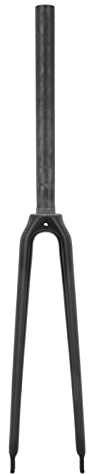 Glomora Carbon Fiber 700C Road Bike Fork, C - Caliper Rim Brake, Straight Leg Design with Quick - Release and 3K Weave (Matte)