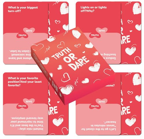 Glugahrif Kartenspiel für Paare, interaktives Spiel zum Erkunden von Beziehungen, lustige romantische Ideen für Verabredungen, Paarabend, Valentinstag, Party für Erwachsene