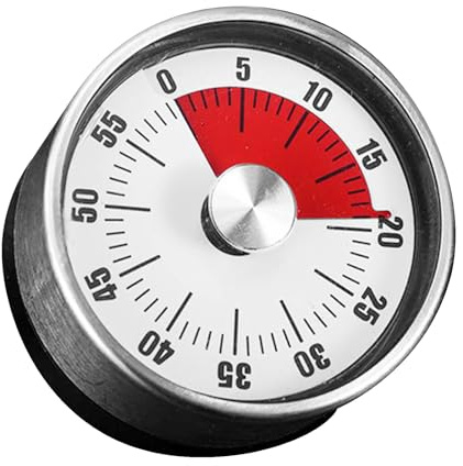 Küchenwecker – digitaler Countdown-Timer mit starkem Alarm von 72 dB, Zeiteinstellung und großes Display, magnetisch und tragbar | für Herd im Kühlschrank