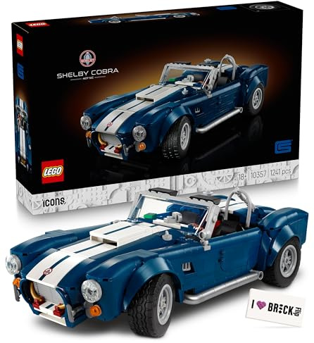 LEGO Shelby Cobra 427 S/C - LEGO 10357 inkl. bedruckter Fliese