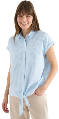 Cecil Damen Bluse in Seersucker Qualität