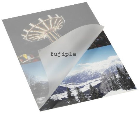 100 FUJIPLA Laminierfolien DIN A4, 2 x 80 mic, Lochrand