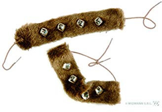 Aptafêtes – ac1986 – Armbänder Ärmelbündchen oder Dübel Pelz/Glöckchen Modell zufällige