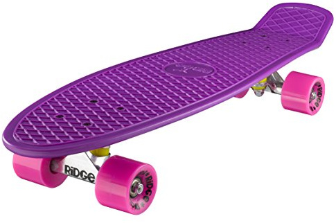 Ridge PB-27-Purple-Pink Skateboard, Purple/Pink, 69 cm