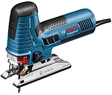 Bosch Professional Jigsaw GST 160 CE/BCE (240 V, incl. 3 x Jigsaw Blade, Anti-Splinter Guard, in L-BOXX)