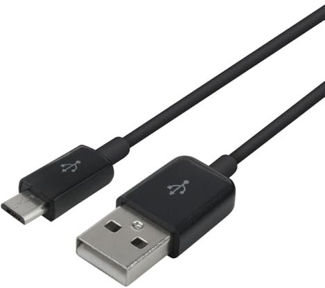 Waytex 11202 Cordon USB vers Micro USB 1 m Noir