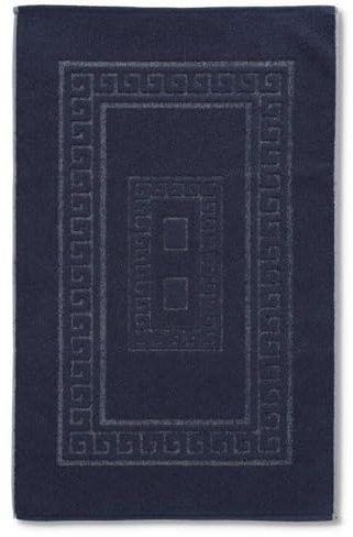 CASA TESSILE Tappetino da bagno in spugna 45 x 60 cm Torino - BLU Notte