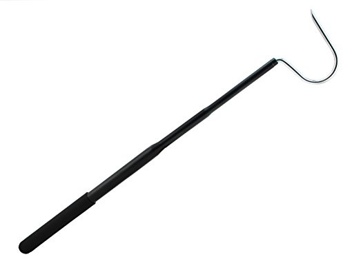 TropicShop Crochet serpent avec poignée pour club de golf - Modèle extra stable (95 cm - longueur).