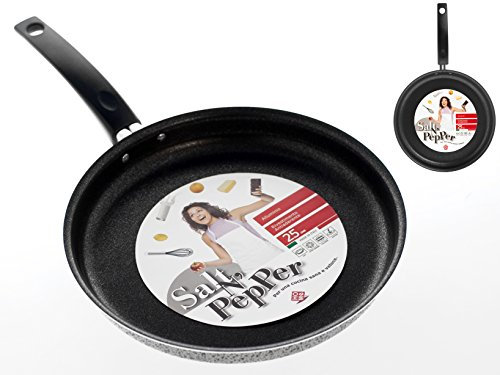 Home Salt N'Pepper Crepiera in Alluminio, Rivestimento Antiaderente, 24 cm