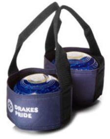 DRAKES PRIDE 2 BOWL CARRIER FOR FLAT GREEN OR CROWN GREEN BOWLS** (NAVY)
