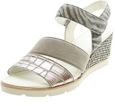 Gabor Shoes Damen Gabor Basic Riemchensandalen, Grün (Schilf 38), 40 EU