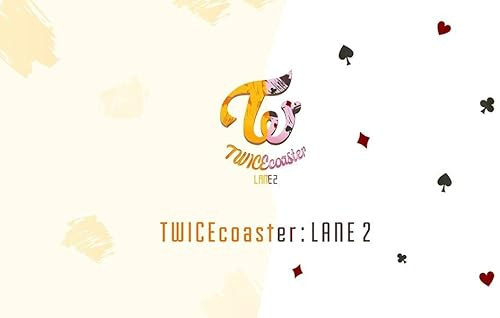 Twice Twice Untersetzer, Lane 2 (zufällige Version), Album+extra Fotokarten-Set