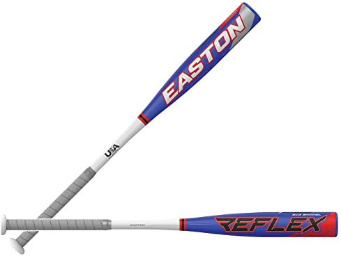 Easton Baseballschläger Reflex Baseball Bat | USA | -12 Drop | 2 1/2 Barrel | 1 Pc. Alloy, Blau, 29 Inch