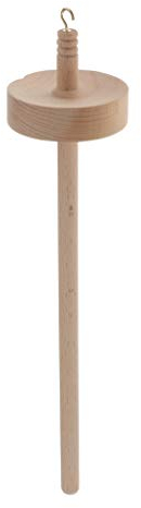 joyMerit Holz Handspindel Spindel zum Spinnen von Wolle, Garn, Gewinde