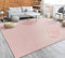 Paco Home Tapis Salon Uni Sobre Et Moderne Poils Ras, Diff. Tailles/Coloris, Dimension:280x380 cm, Couleur:Rose