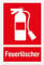 Aluverbund Hinweis Schild 30x20cm Wetterfest Kratzfest Rostfrei UV beständig - Feuerlöscher