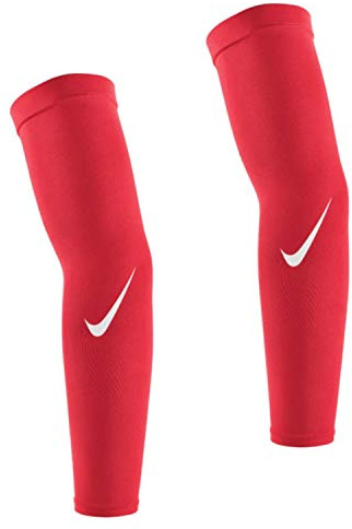 Nike Pro Dri-Fit-Armstulpen 4.0, Rot (S/M)