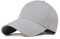 Bakicey Baseball Cap Unisex Outdoor Sonnenhut - Baumwolle Mütze für Erwachsene, Casual Hip Hop Baseboard Kappe Verstellbar für Damen und Herren (Grau)