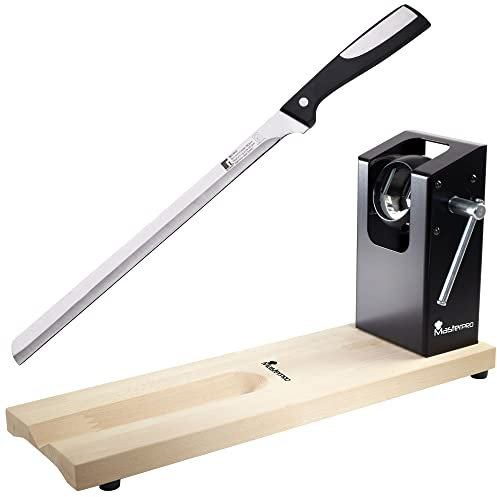 Pack Jamonero 62,5X19,5X3,2Cm Masterpro y un Cuchillo Jamonero 28Cm Acero Inoxidable