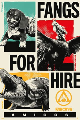Far Cry - Poster - 6 - Fangs for hire + Ü-Poster