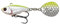 Savage Gear Fat Tail Spin sinkend - Jig Spinner, Größe/Gewicht/Farbe:8cm / 24g / Lemon Back Flash