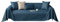 VanderHOME Sofa überzug Möbel Abdeckung für Verschütten Sofabezug Wasserabweisend Antirutsch Sofa Abdeckung Stretch Sofa Protector Sofaüberwurf Schutz vor Haustier Katze Hunde210*180cm-Blau